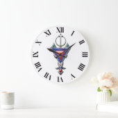 Old Historical während Berber Jewelry Triviale Große Wanduhr (Zuhause)