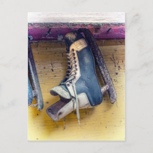 Old Hockey Postkarte