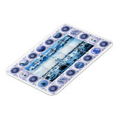 Old Holland Delft Blue Delsoftware Style Tile Mura Magnet (Linke Seite)