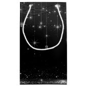 Old Hollywood B & W Sweet 16 ID1108 Kleine Geschen Geschenktüte (Rückseite)