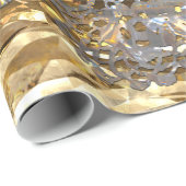 Old Hollywood Chic Elegant Geschenkpapier (Rolleneckpunkt)