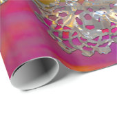 Old Hollywood Chic Elegante Margo Geschenkpapier (Rolleneckpunkt)