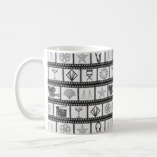 Old Hollywood Film Coffee Tasse (Links)