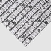 Old Hollywood Film Tissue Paper Seidenpapier (Ausschnitt)