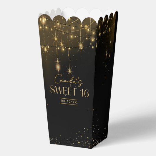 Old Hollywood Glam Sweet 16 ID1108 Geschenkschachtel (Vorderseite)