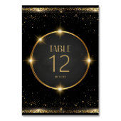 Old Hollywood Glam Sweet 16 ID1108 Tischnummer (Vorderseite)