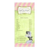 Old Hollywood Rack Cards Werbekarte (Hinten)