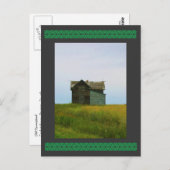 Old Homestead Saskatchewan Fotografie Postkarte (Vorne/Hinten)