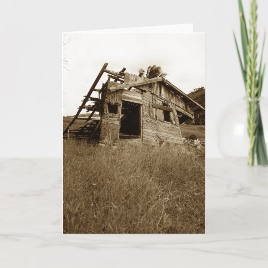 old house greeting card karte (Vorderseite)