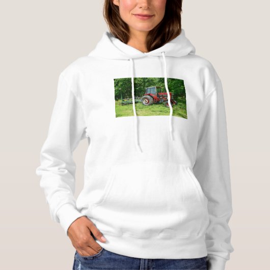 Old International Traktor Hoodie (Vorderseite)