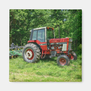Old International Traktor Magnet