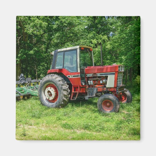 Old International Traktor Magnet (Vorne)