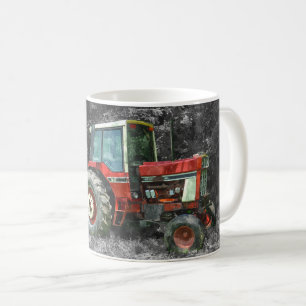 Old International Traktor Painterly Coffee Tasse
