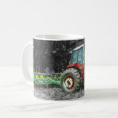Old International Traktor Painterly Coffee Tasse (Vorderseite Links)