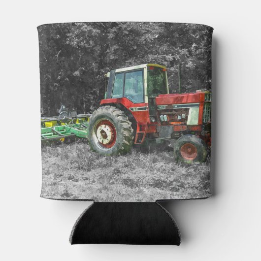 Old International Traktor Painterly Dosenkühler (Rückseite)
