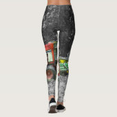 Old International Traktor Painterly Leggings (Rückseite)