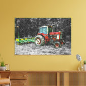 Old International Traktor Painterly Leinwanddruck (Insitu (Wohnzimmer))