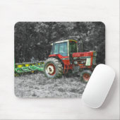 Old International Traktor Painterly Mousepad (Mit Mouse)