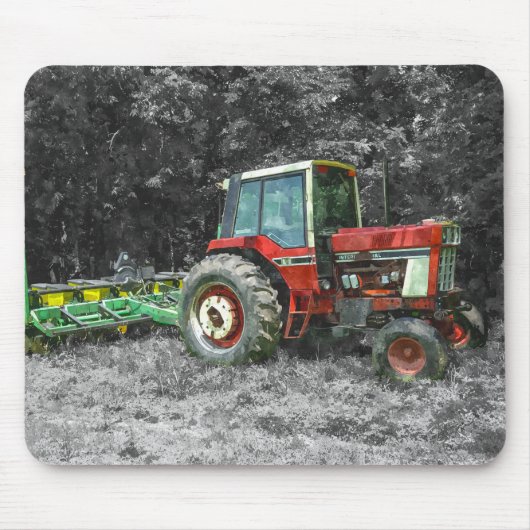 Old International Traktor Painterly Mousepad (Vorne)