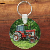 Old International Traktor Schlüsselanhänger (Vorderseite)