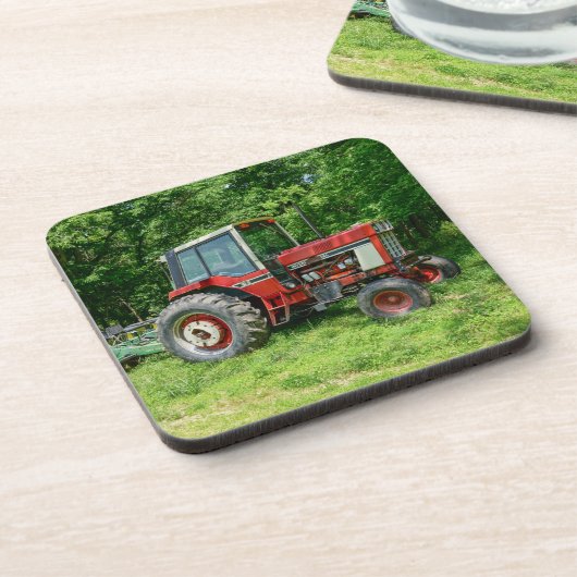 Old International Traktor Untersetzer (Linke Seite)