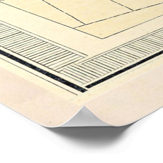 Old Inverness Scotland Map (1912)  Poster (Ecke)