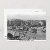 Old Ireland, O'Connell Bridge 1930, Dublin Postkarte (Vorne/Hinten)