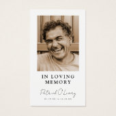 Old Irish Blessing Photo Prayer Card (Vorderseite)