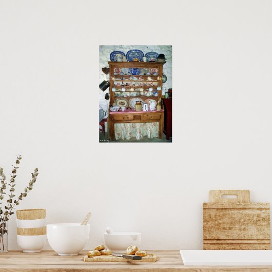 Old Irish Dresser Poster oder Print (Küche)