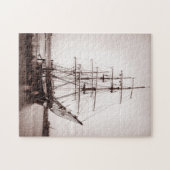 Old Irish Sailing Ship Puzzle (Horizontal)