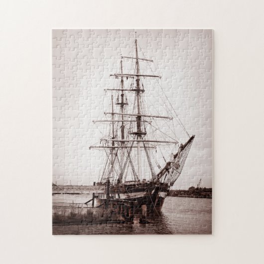 Old Irish Sailing Ship Puzzle (Vertikal)
