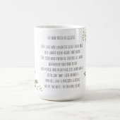 Old Irish Sessing & Personalize Wedding Greenerie Kaffeetasse (Mittel)