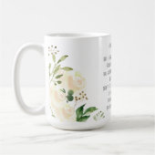 Old Irish Sessing & Personalize Wedding Greenerie Kaffeetasse (Links)