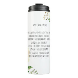 Old Irish Sessing & Personalize Wedding Greenerie Thermosbecher