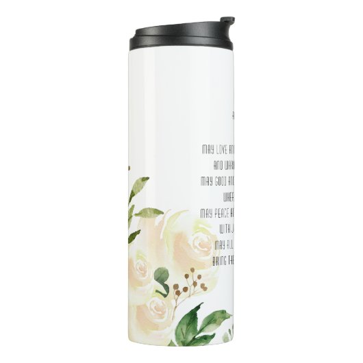 Old Irish Sessing & Personalize Wedding Greenerie Thermosbecher (Nach links gedreht)