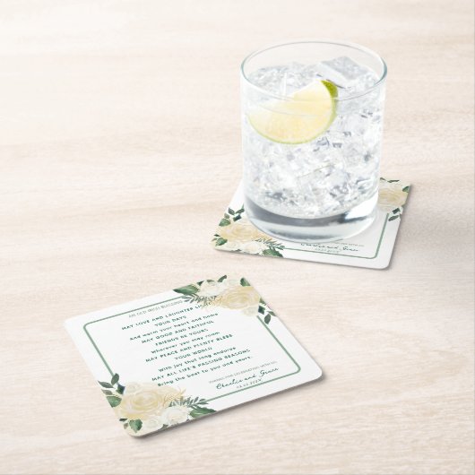 Old Irish Sessing & Wedding Greenery 2 Rechteckiger Pappuntersetzer (Vor Ort)