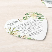 Old Irish Sessing & Wedding Greenery 3 Untersetzer (angewinkelt)