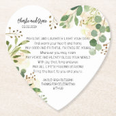 Old Irish Sessing & Wedding Greenery 3 Untersetzer (Vorderseite)