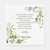 Old Irish Sessing & Wedding Greenery Serviette (Vorderseite)