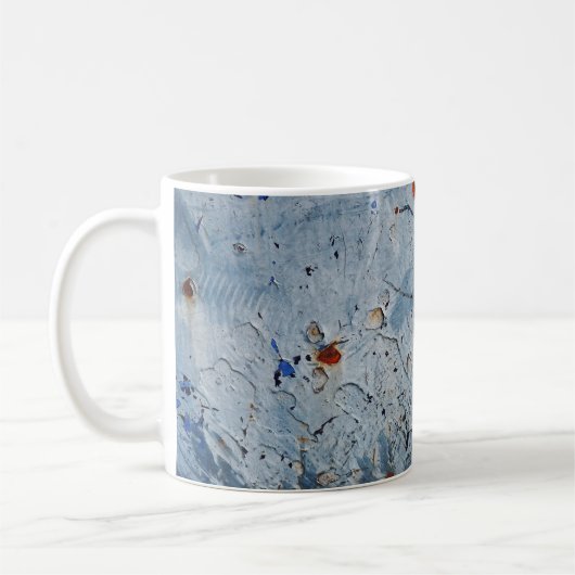 Old Iron Blue Stain Corrode Kaffeetasse (Links)