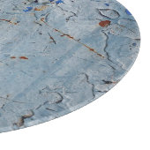 Old Iron Blue Stain Corrode Schneidebrett (Ecke)