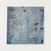 Old Iron Blue Stain Corrode Wandteppich (Vorderseite (Horizontal))
