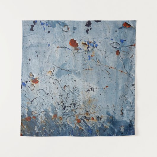 Old Iron Blue Stain Corrode Wandteppich (Vorderseite)