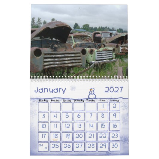 Old Iron Classic Cars Kalender (Jan 2027)