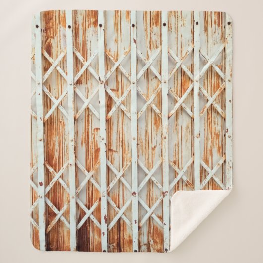 Old iron door panels are rusted. abstract,antique, sherpadecke (Vorderseite)