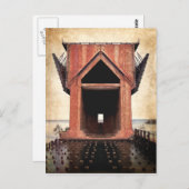 Old Iron Ore Dock Postkarte (Vorne/Hinten)