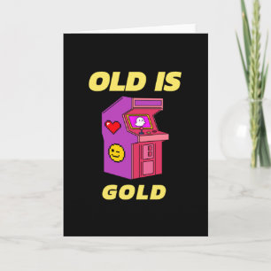 Old is Gold Gamer Karte