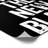 Old Is The New Black Funny Elderly Gift Christmas  Poster (Ecke)