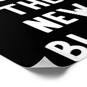 Old Is The New Black Young Age Funny Saying  Poster (Ecke)