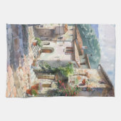 Old Italian Village  Geschirrtuch (Horizontal)